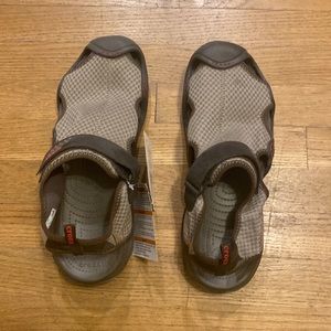 Swift Water Sandal khaki/walnut CROCS men's 12